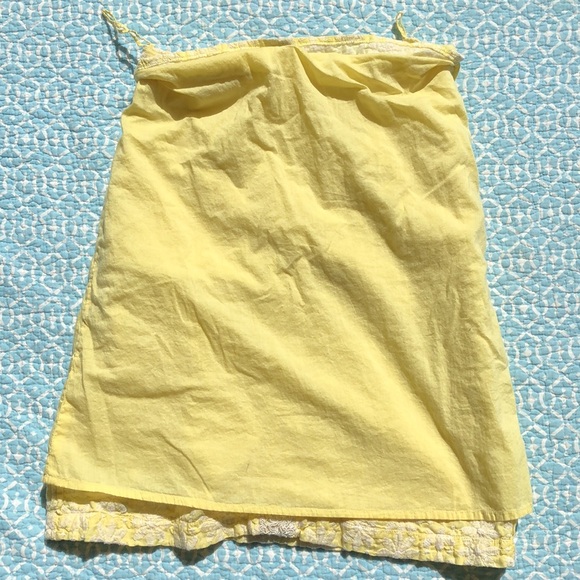 Elevenses Anthropologie Yellow Skirt Sz 2 - Picture 9 of 9